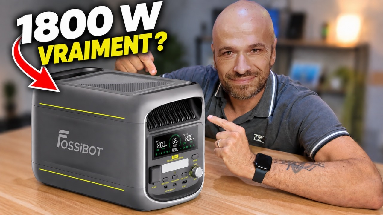 J’ai mis la batterie Fossibot F1800 à l’épreuve (Elle a souffert !)