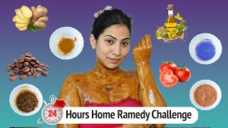 I Use Home Remedies For 24 HOURS - PASS OR FAIL | Anishka Khantwaal |