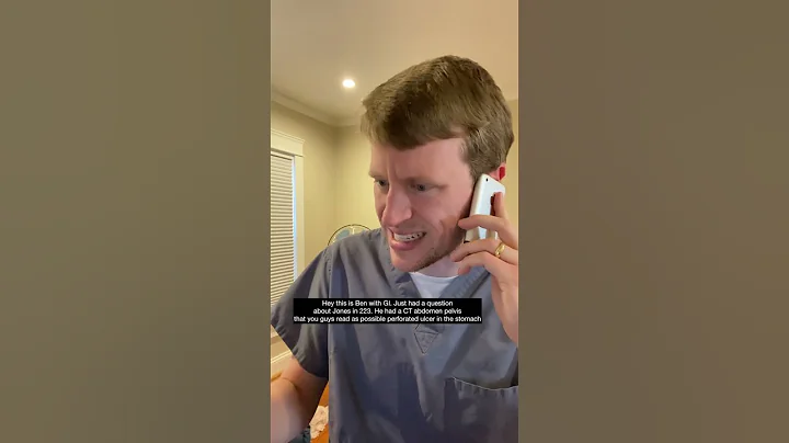 Trying to call the radiologist