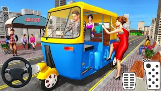 Tuk Tuk Rickshaw Simulator 2026 - Passenger Pickup & Drop Offroad Driving - Android Gameplay screenshot 1