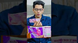Unknown Facts about 2000 rupee note | Shivam Malik | Money Speaks #Shorts