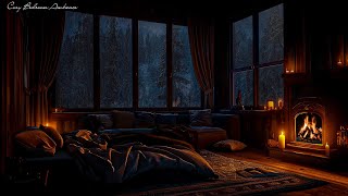 Cozy Bedroom & Rain Sound | ASMR Heavy Rain for Sleep, Study and Relaxation, Meditation #9