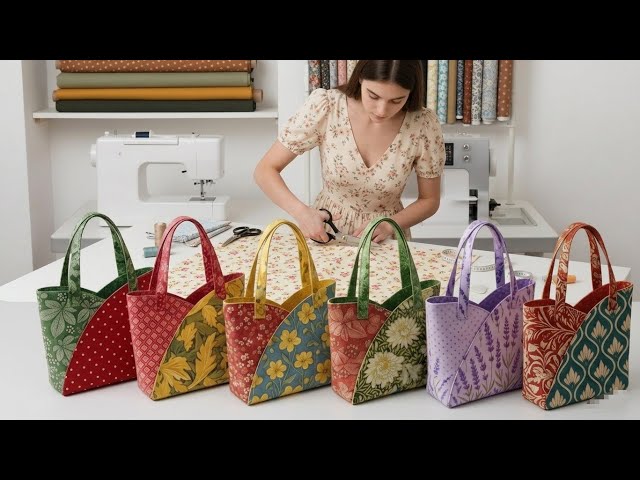 I Sew 100 Bags a Day! Sewing Without a Pattern ✂️ Business on