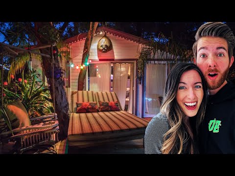 Living 24 Hours in a Jungle Tiny House!