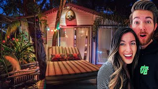 Living 24 Hours in a Jungle Tiny House!