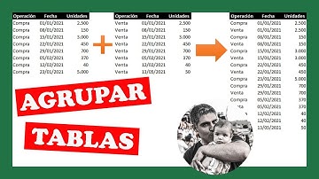 UNIR DOS 2️⃣ TABLAS EN UNA tabla de forma automática - Curso de Excel Intermedio
