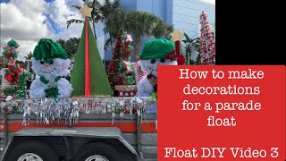 Christmas parade float decorations | DIYs.