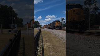 CSX intermodal train I123 passes Folkston GA at Love Street MP A602.5 4/25/2026