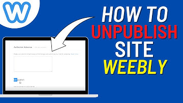 Weebly: How To Unpublish (2025) | How To Unpublish Weebly Site