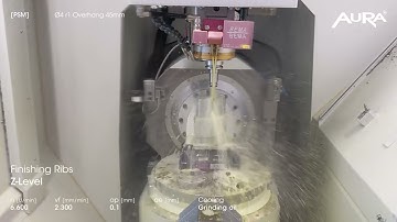 [Aura] Production of a diecast mold insert #worknc #röders #auratools #hexagon