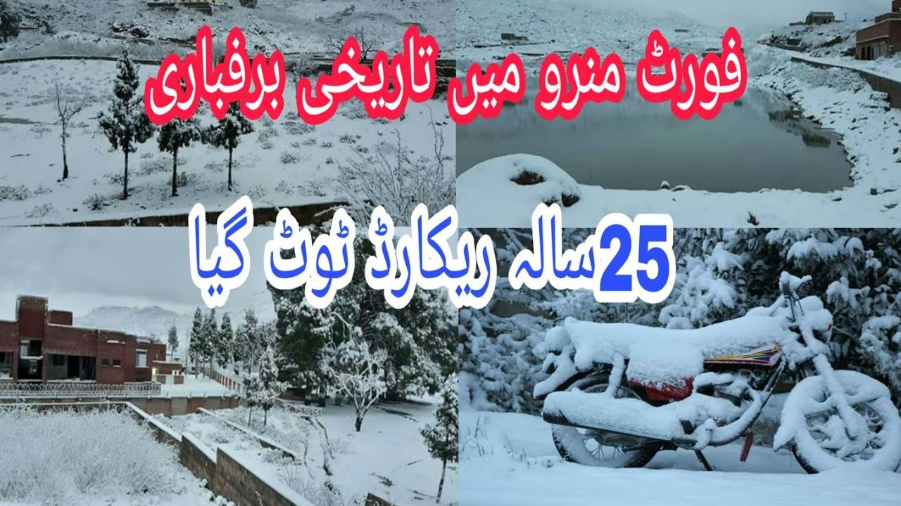 Fort Munro barfbari 2020 || fort snow season start