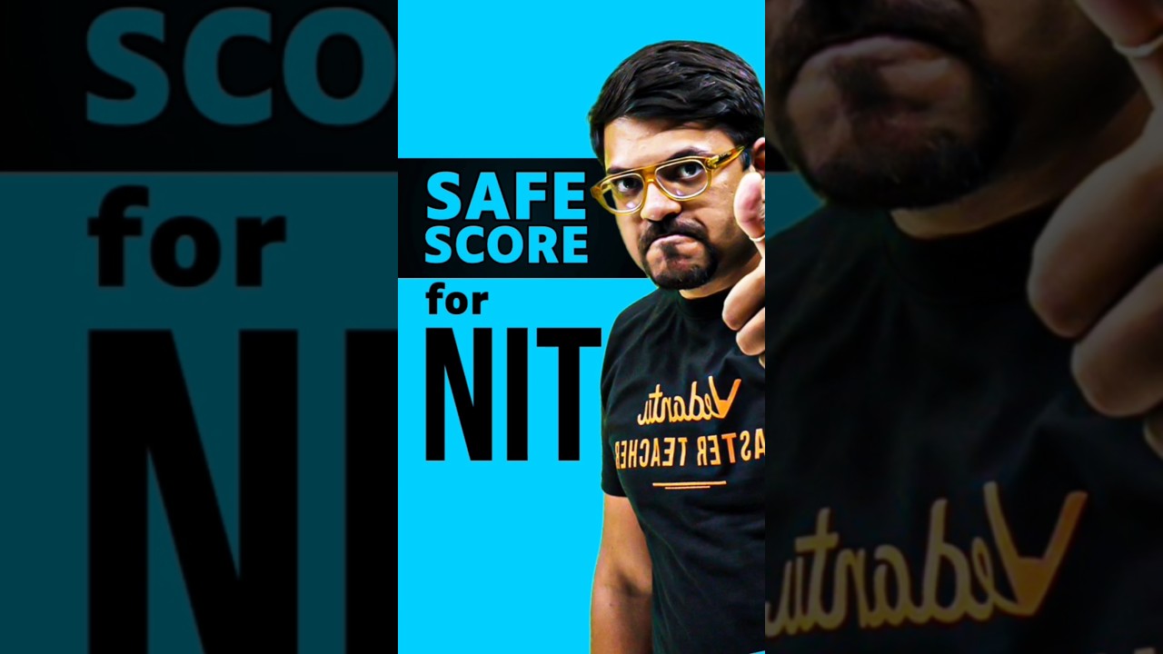 JEE 2025: Safe Score for NIT✅✅#jee #jee2025 #iitjee #iit #nit #safescore #jeemains #nitcollege