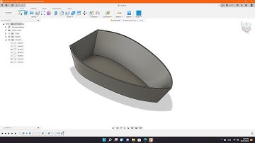 How I made a boat "base" in Fusion 360