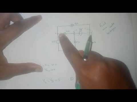 Nodal analysis - Problem 8(Using Supernodes)