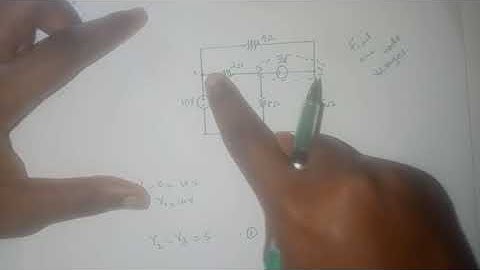 Nodal analysis - Problem 8(Using Supernodes)