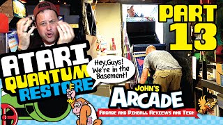 Let's finish the Quantum arcade restore and play some games in the basement! - Atari Quantum Part 13