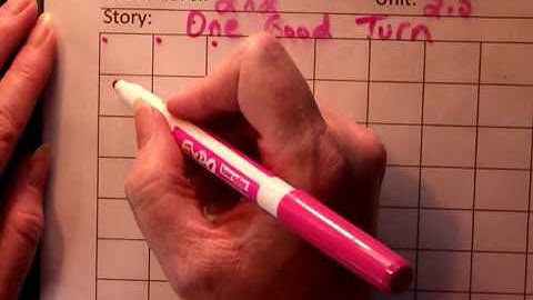 One Good Turn spelling part 1. 2nd gr 2.5