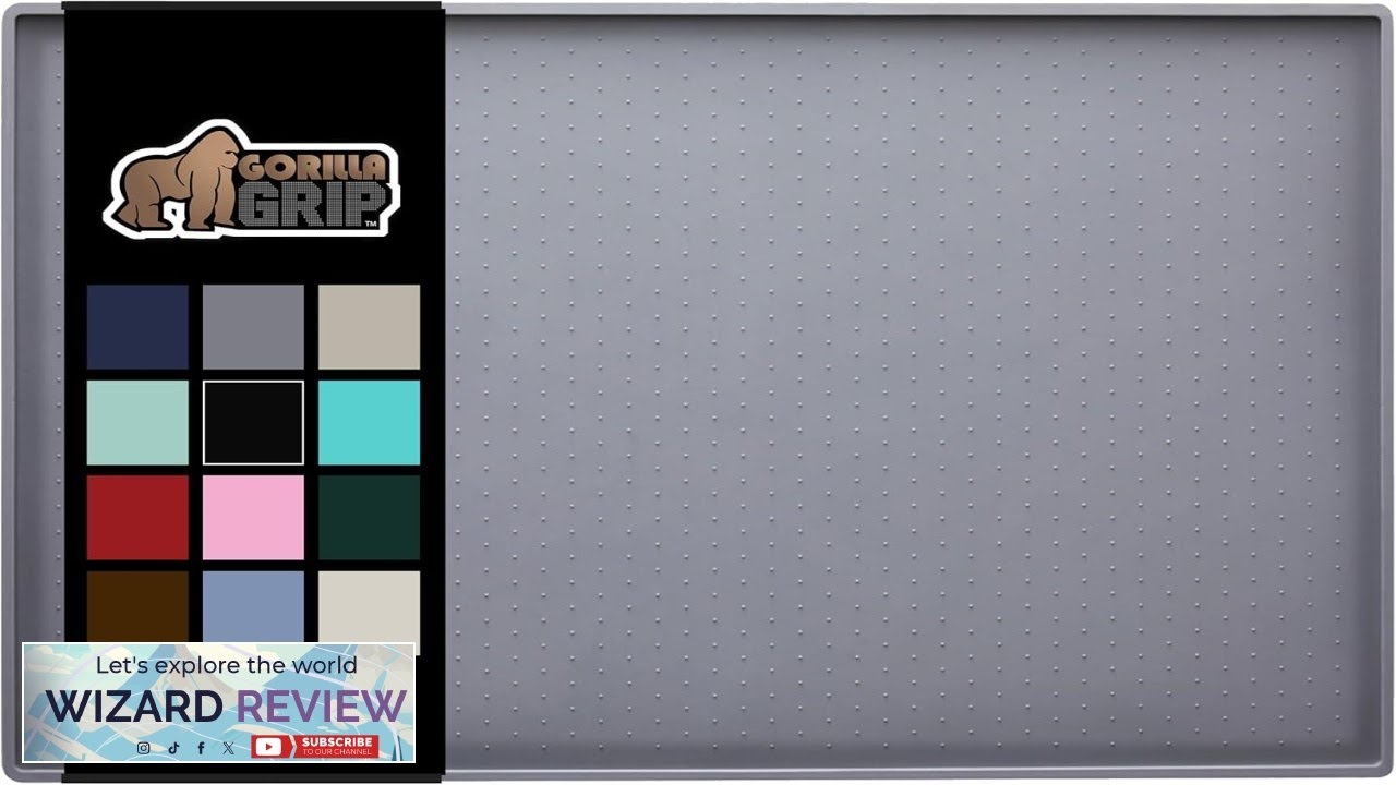 Gorilla Grip 100% Waterproof Raised Edge BPA Free Silicone Pet Feeding Mat Review