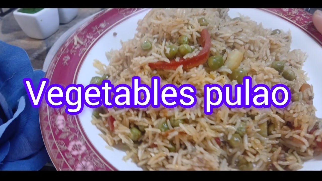 Vegetables pulao