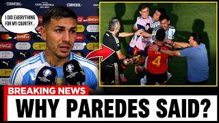 LEANDRO PAREDES FACES FIFA CHARGES?! 😱 WHAT DID HE DO?