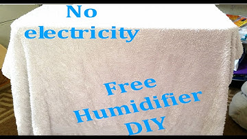 DIY Humidifier - Free and super easy!  No electricity  Off grid