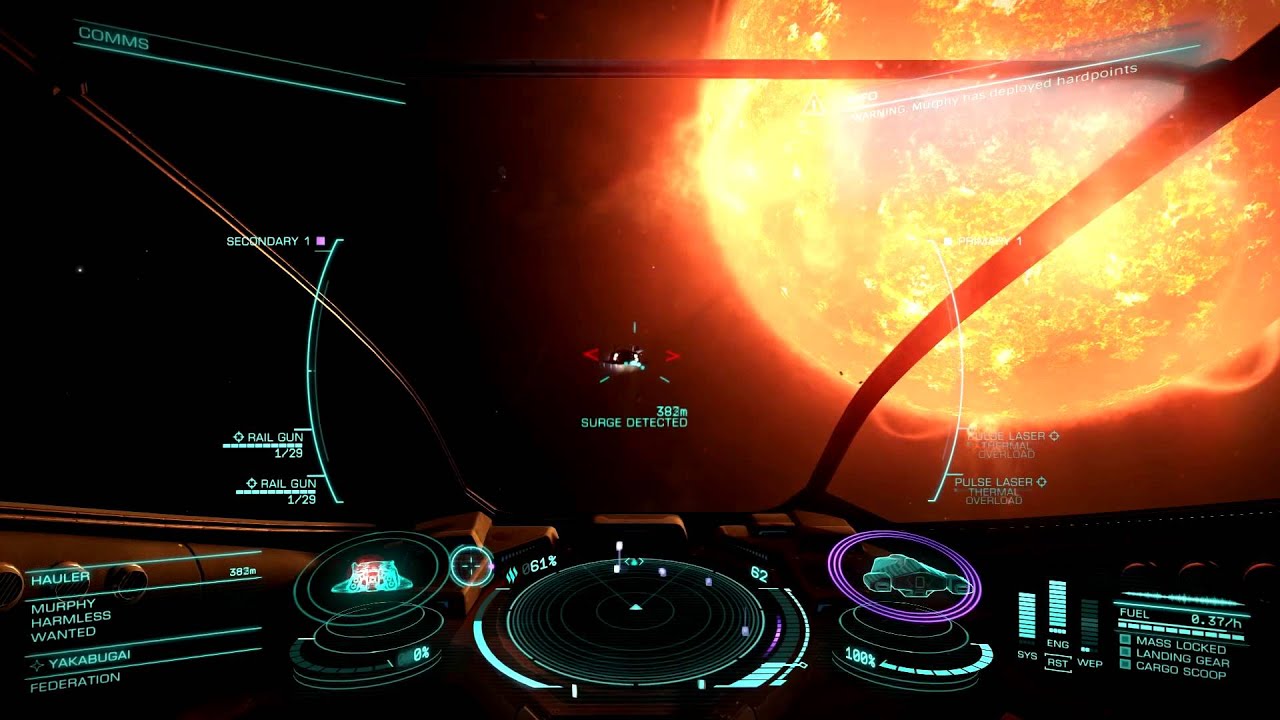 Elite Dangerous Viper with Rail Guns YouTube