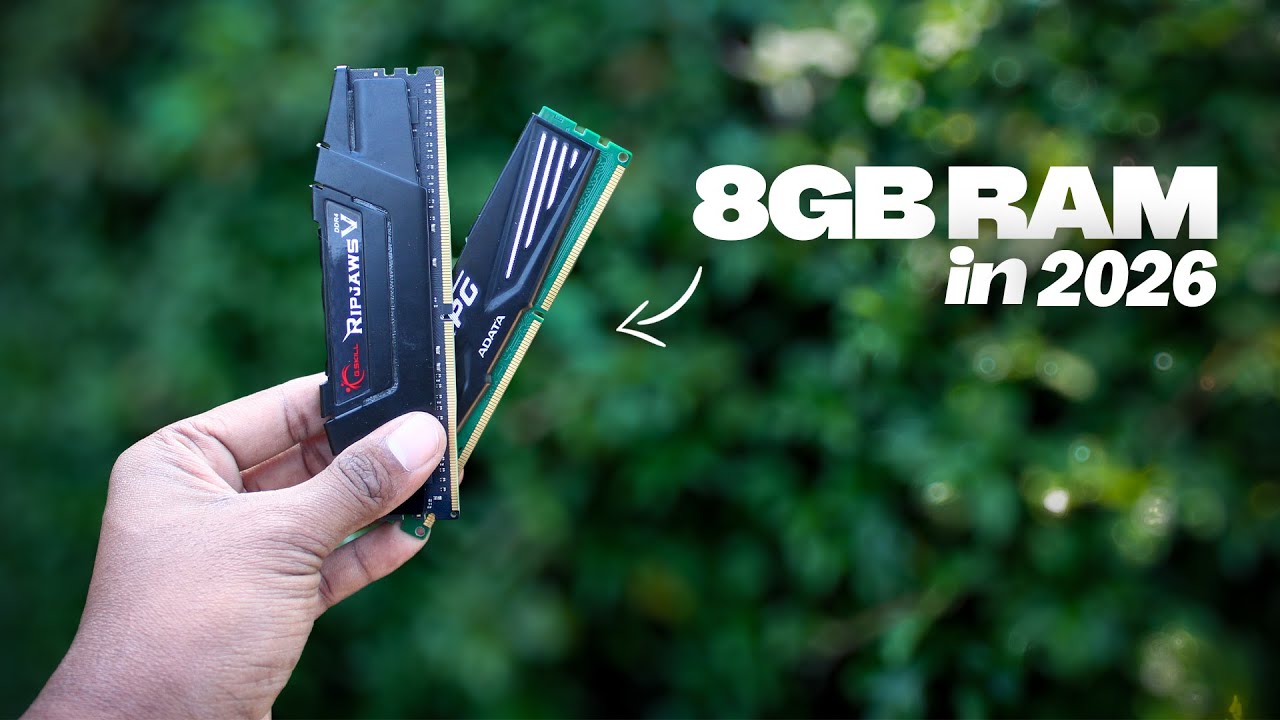 Is 8GB RAM Enough In 2026 Gaming Editing Reality Check YouTube 
