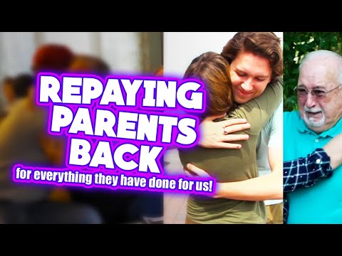 Repaying Parents Back For Everything | Paying Off Debt U0026 Mortgage To Mom Surprise | Dads Dream Car!