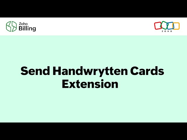 Zoho Billing (Formerly Zoho Subscriptions) Latest Official Videos