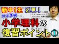 【中学準備⑨】中1理科を学習する前に小学理科を復習しよう①