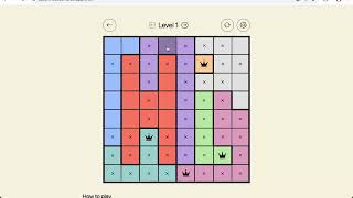 Play Queens Level 1