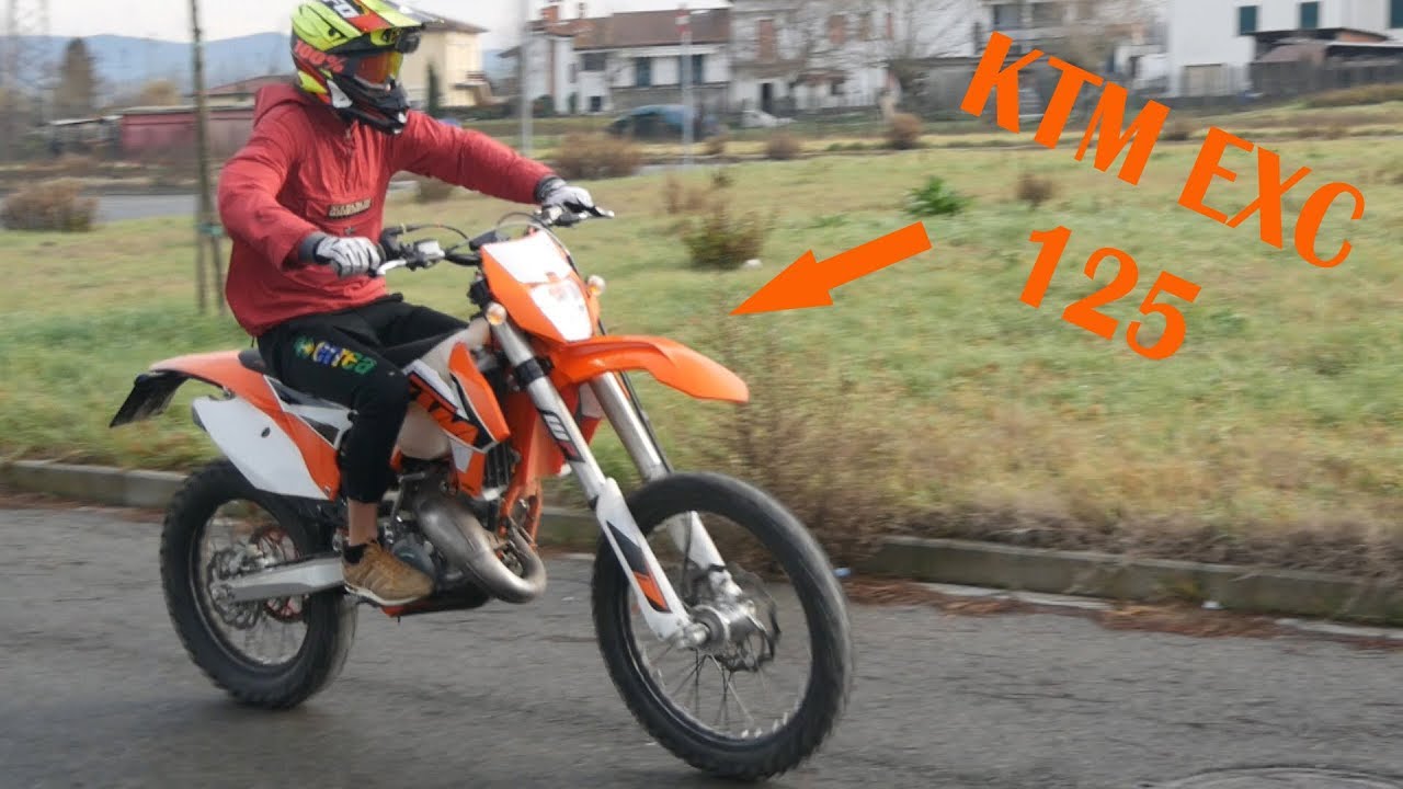 ktm exc 125 2016 (ktm exc enduro marmitta doma ktm powerparts) YouTube