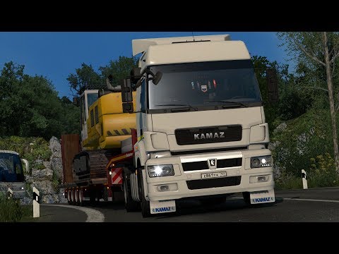 ETS2 KamAZ 5490 NEO + Southern Region + RGM: Dzhubga (RUS) - Ashe (RUS)