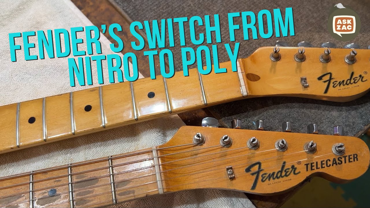Fender's Switch from Nitrocellulose Lacquer to Polyurethane in