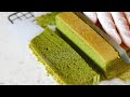 How to make the world's softest green tea sponge cake/Taiwanese Castella Cake Recipe(green tea Cake)