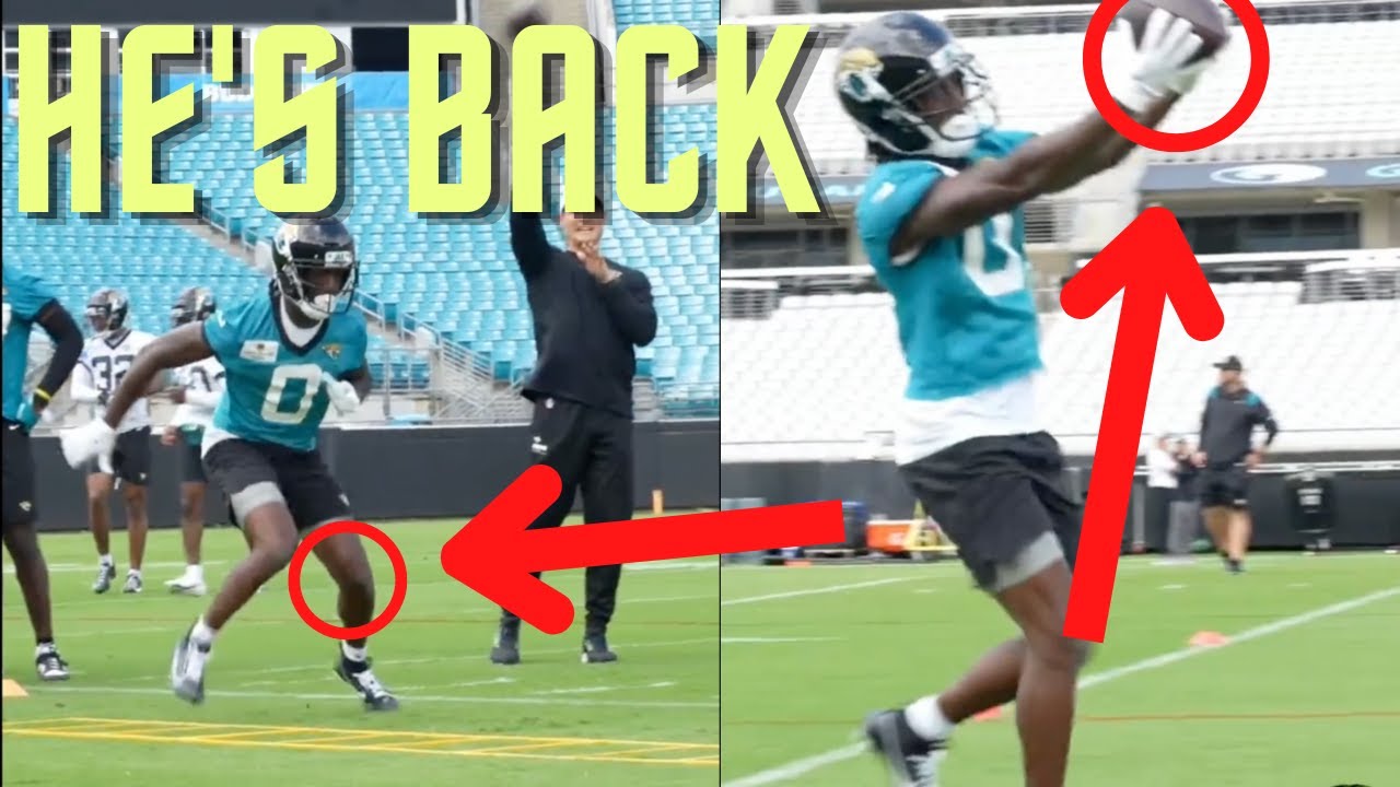 Calvin Ridley CRISP Footwork In Drills At Jaguars OTAs | 2023 Dynasty ...