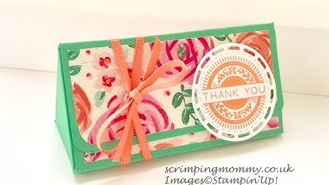 Triangle treat box NEW product peek