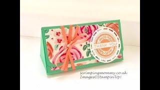 Triangle treat box NEW product peek