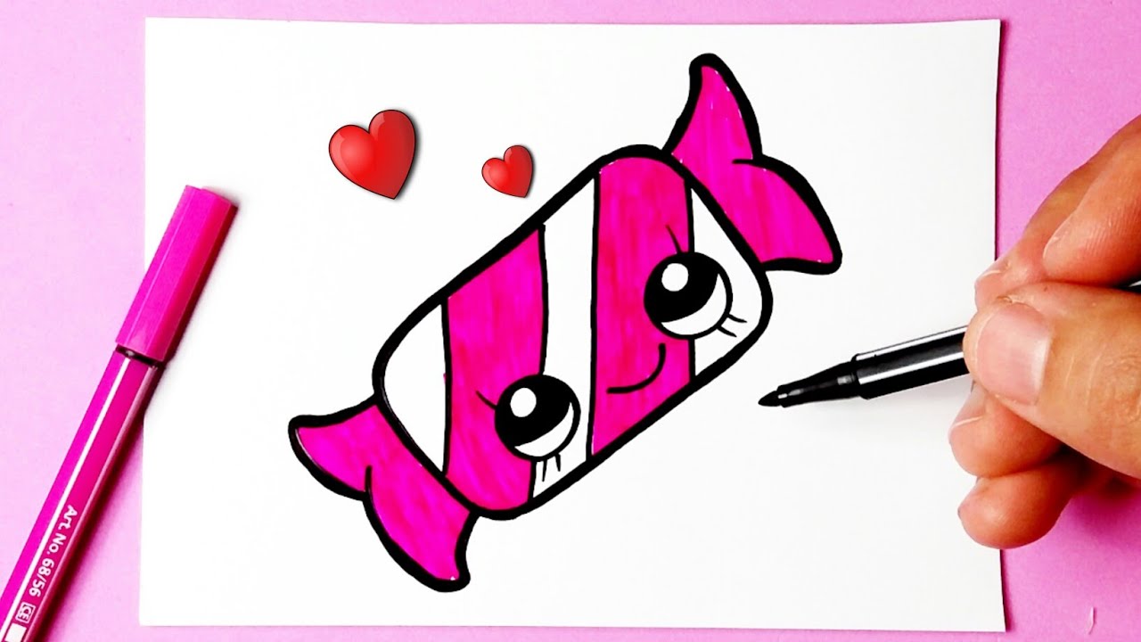 Como desenhar Cacto fofo Kawaii ❤ Desenhos Bonitos - Desenho para