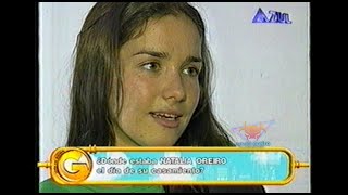 ¿Donde estaba Natalia Oreiro el día de su casamiento? | Venite con Georgina  Barbarossa - Azul 2002