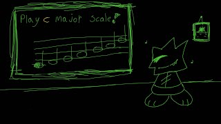 Marvin's music lesson.