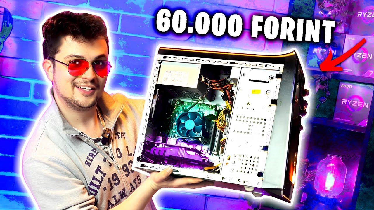 GAMER Számítógép Kihívás 60.000 Forintból - [ 60 FPS Lett maradhat? ]