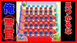 【広告のゲーム実況】現実で絶対使っちゃダメなアイテムを使って警察官から見つからないようにするアプリゲームが面白い！【グラグラマン】 screenshot 4