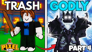 I Defeated the FINAL BOSS in Roblox Pixel Blade.. (Part 4)