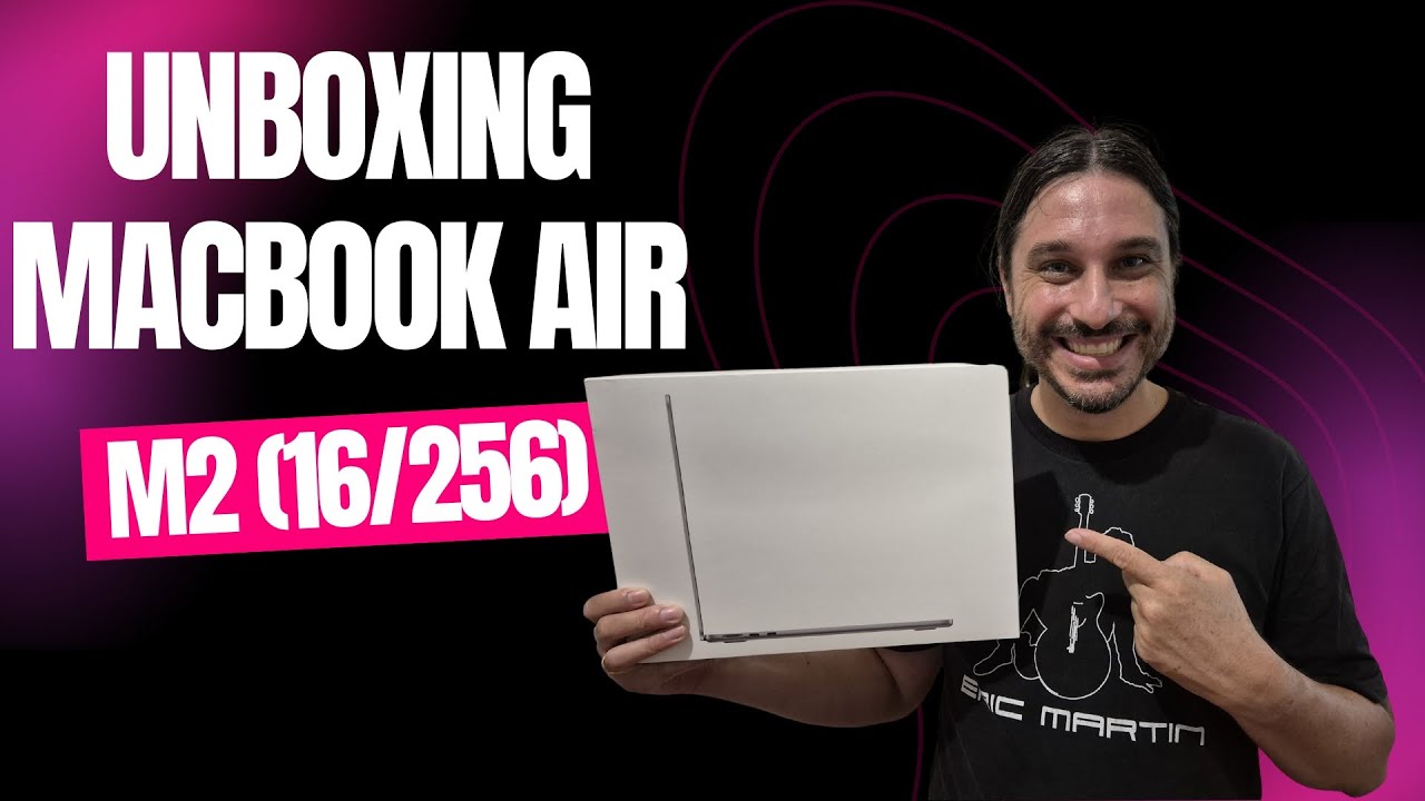 Unboxing: MacBook Air M2 (16/256GB)! Que delícia! - YouTube