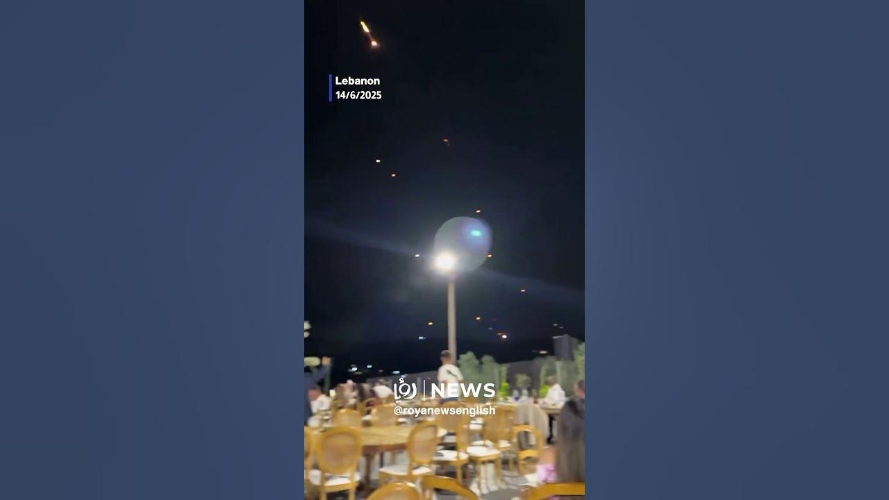 Iranian missiles light up sky during wedding in Lebanon Iranian missiles light up sky during wedding in Lebanon