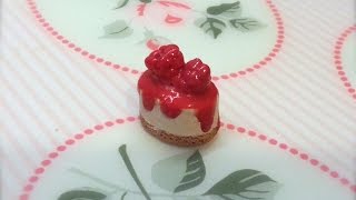 DIY Polymer clay: Tutorial Mini Cheese-Cake!