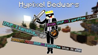 sweaty game against friends | Hypixel Bedwars