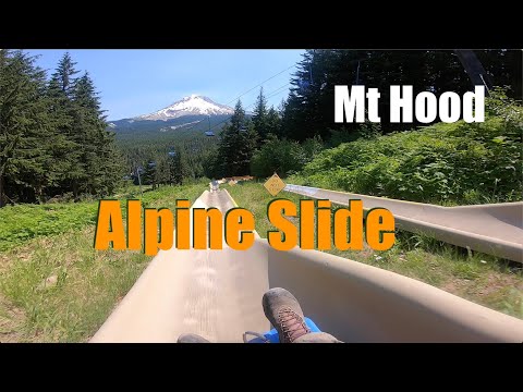 Flying Down the Alpine Slide at Mt Hood Adventure Park ⛰️🎢