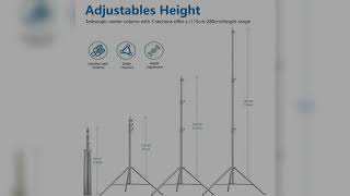 A must-have product #290cm Air Pressure Tripod Bearing 10kg for Camera Stainless Steel Light Stand screenshot 5